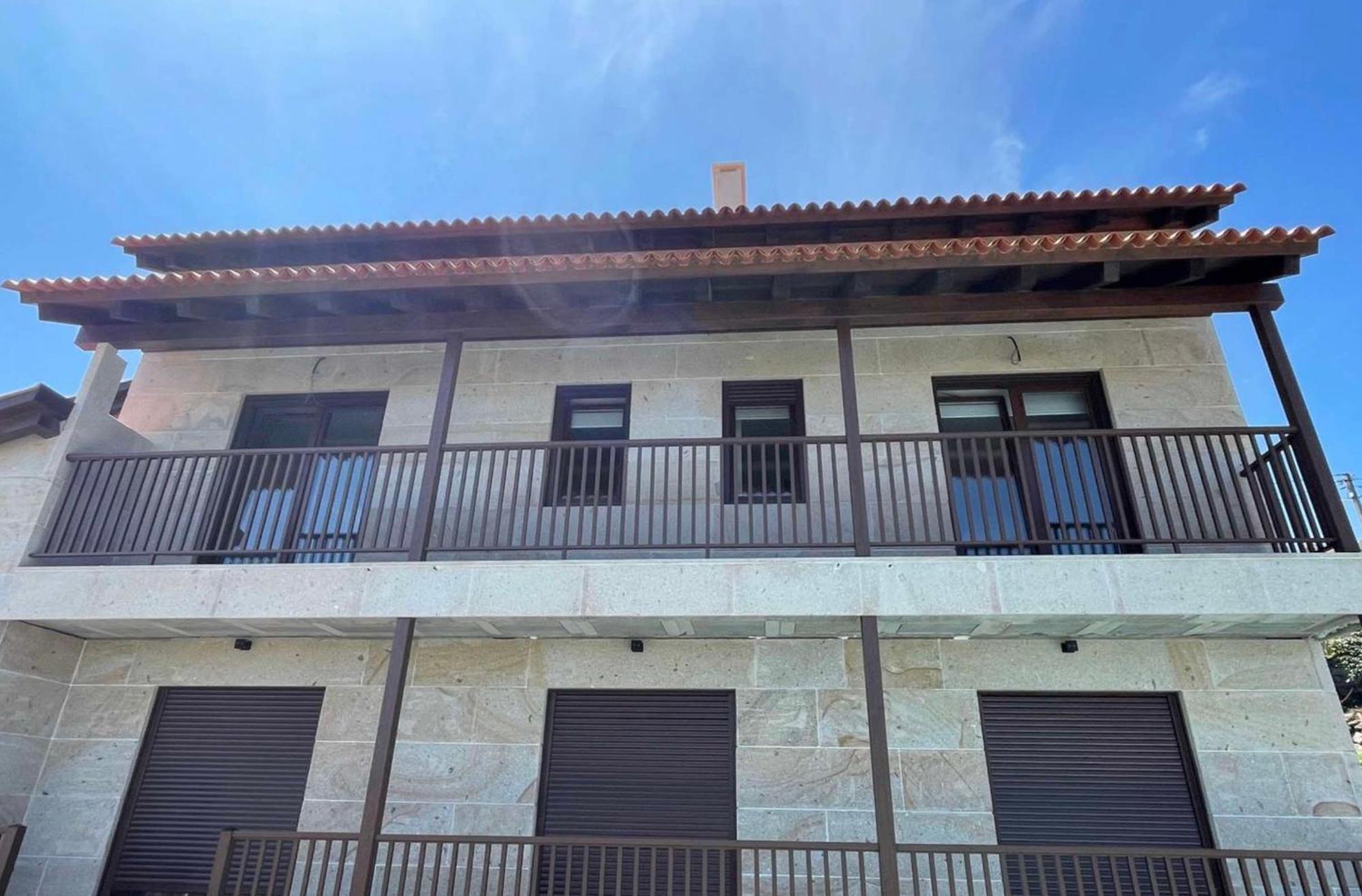 Casita Independiente Y Tres Apartamentos Con Piscina Ladeira Playa Baiona Exterior photo